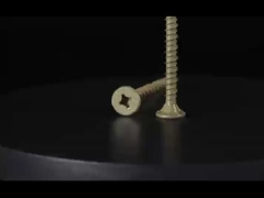 PVC Screw jendela seng kuning